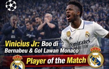 Player of the Match Saat Real Madrid Kalahkan Monaco, Vinicius Jr Cerita soal Boo dan Cacian di Bernabeu