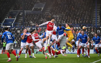Sempat Kebobolan Cepat, Arsenal Bangkit dan Menang Meyakinkan di Fratton Park