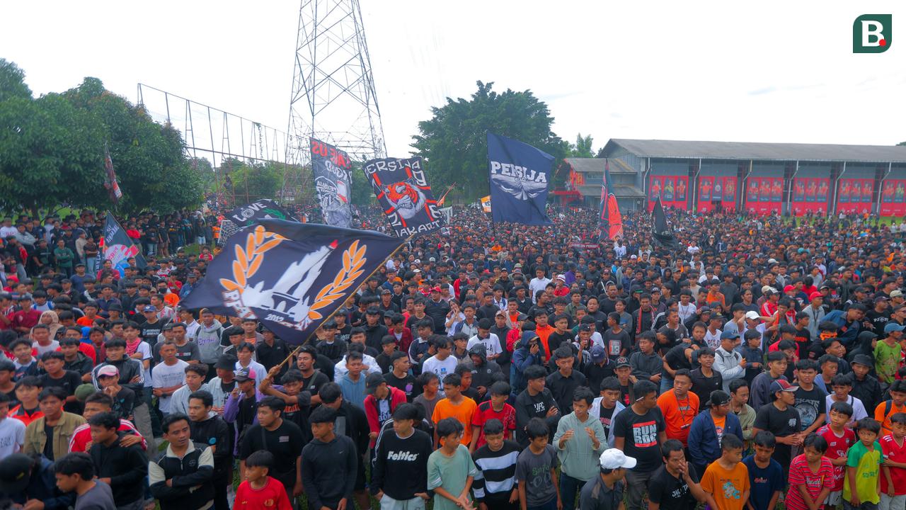 Ratusan The Jakmania Padati Sawangan Jelang Duel Kontra Persib, Persija Sebut Jadi Tradisi Positif Penambah Motivasi
