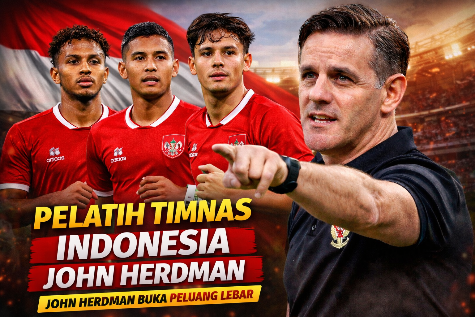 John Herdman menilai pemain diaspora dapat menjadi penguat Timnas Indonesia jelang target besar di level Asia dan Kualifikasi Piala Dunia