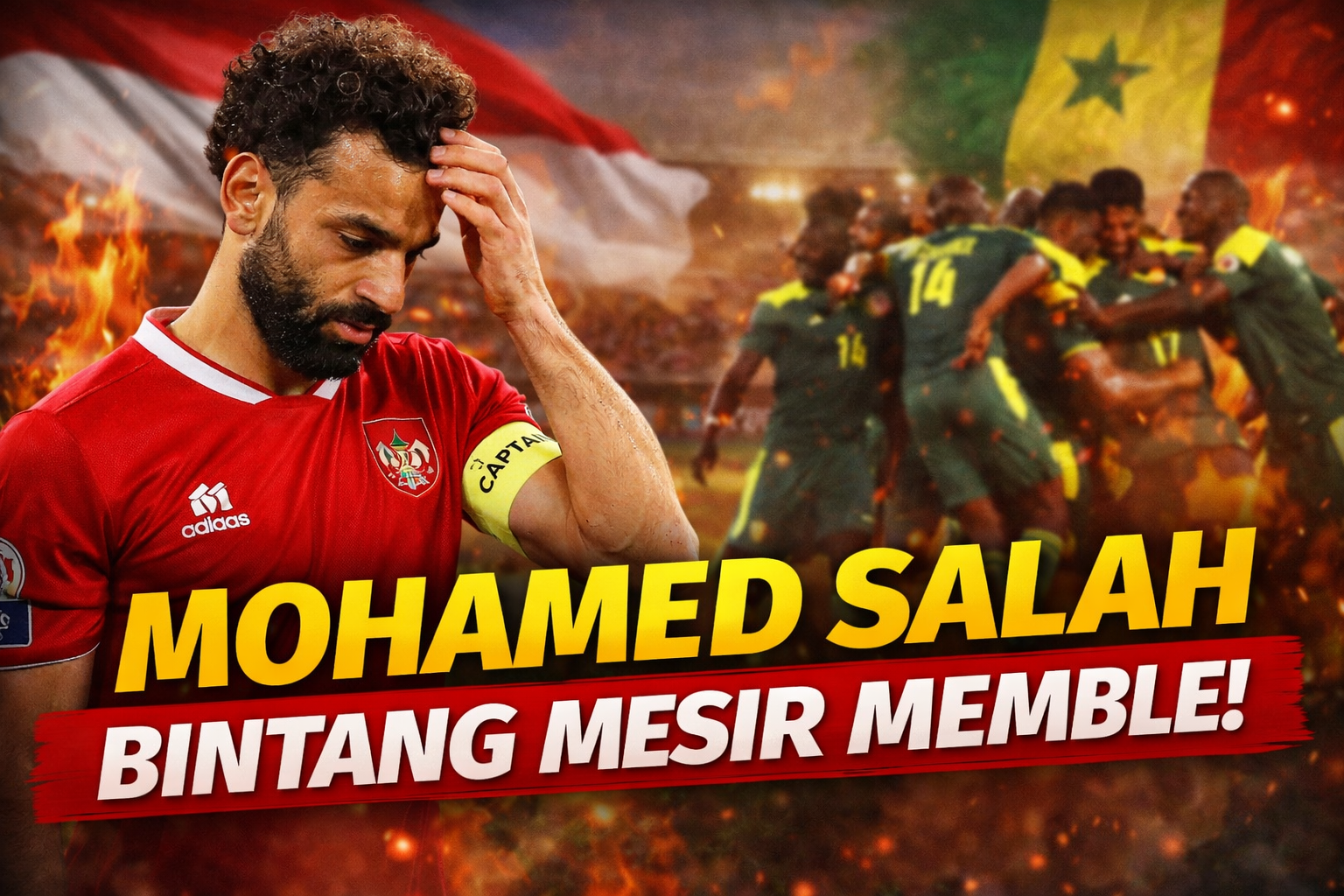 Performa Mohamed Salah jauh dari harapan di laga krusial, Mesir gagal bangkit meski sang bintang tampil penuh