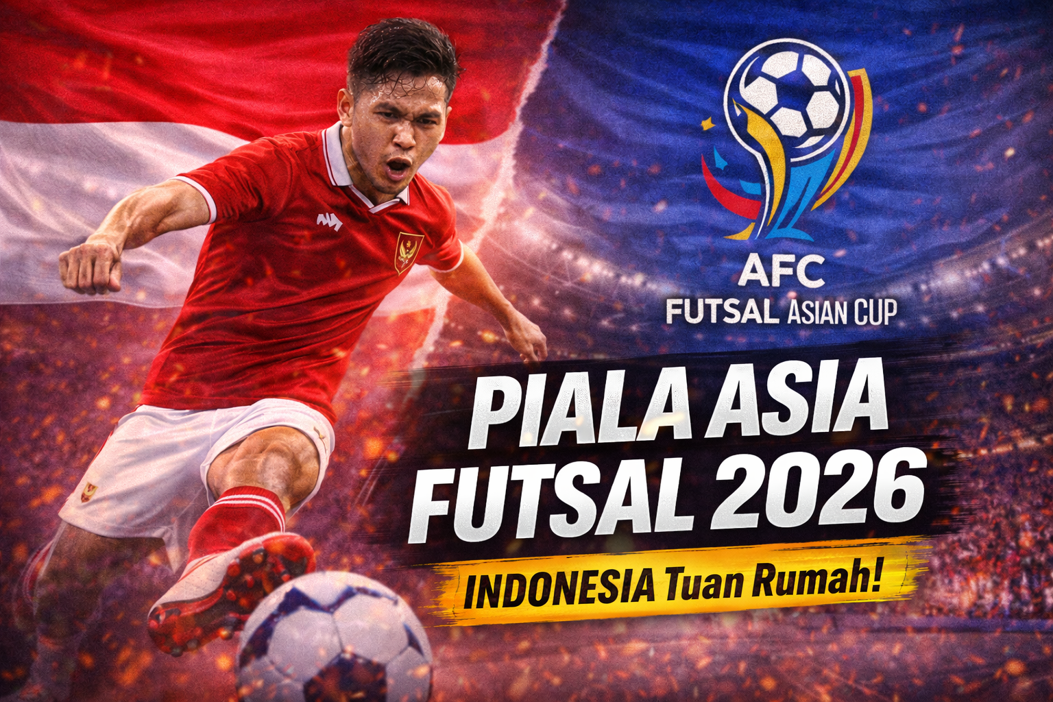 Dua Arena Ikonik Jakarta Dipilih AFC untuk Piala Asia Futsal 2026