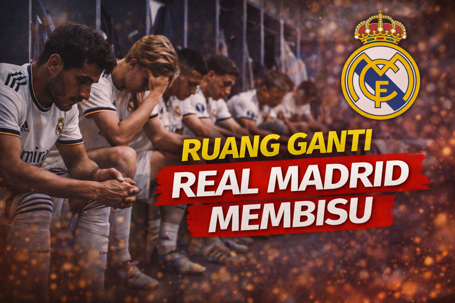 Hasil mengecewakan membuat para pemain Los Blancos memilih diam dan melakukan refleksi mendalam