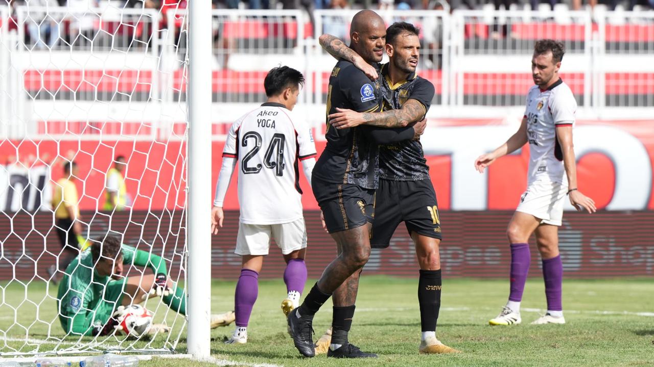 Malut United Pesta Gol atas Persik, Persaingan Papan Atas BRI Super League Kian Ketat