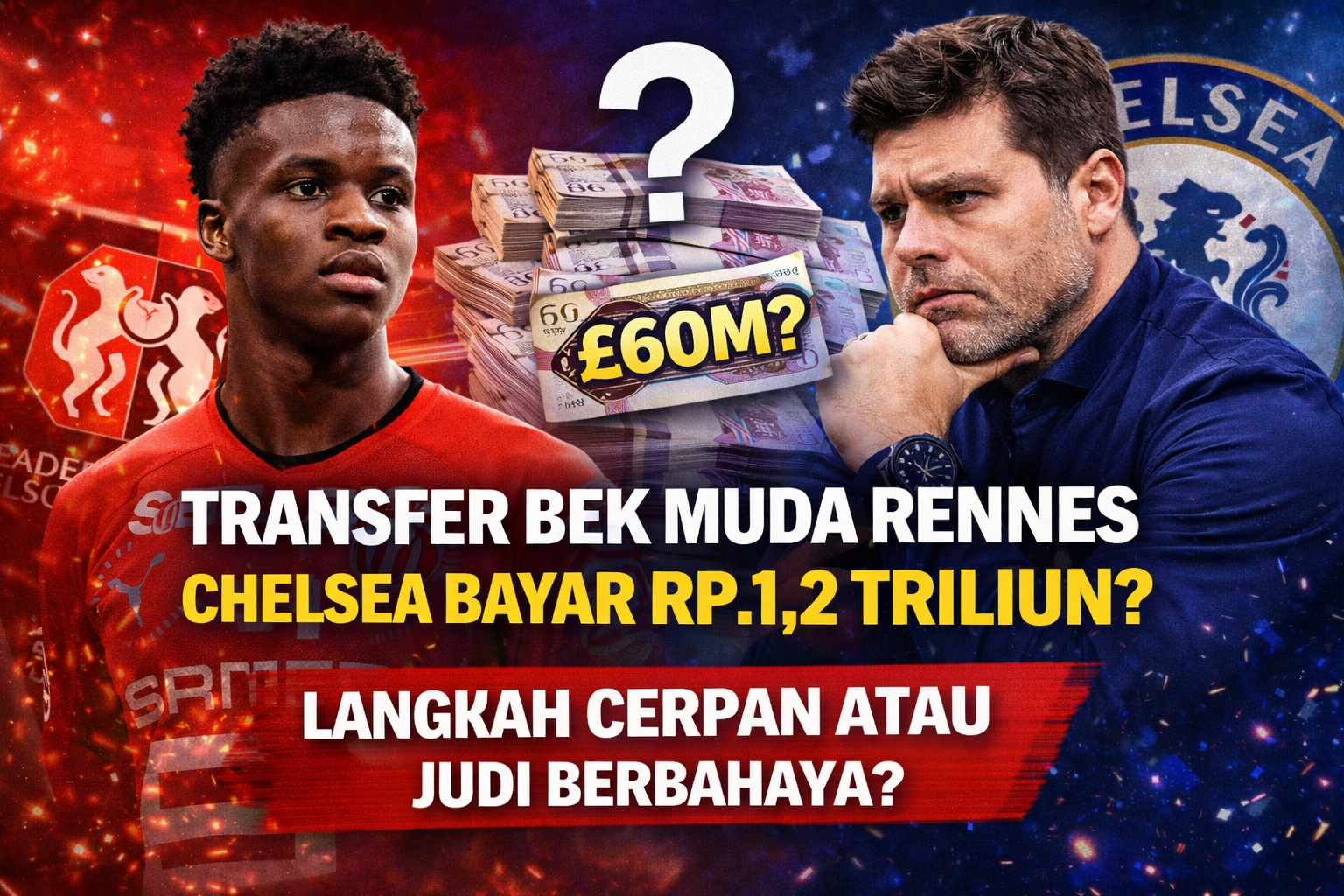 Harga selangit bek muda Rennes ini memicu perdebatan, apakah Chelsea melihat bakat langka atau sekadar berjudi di bursa transfer.