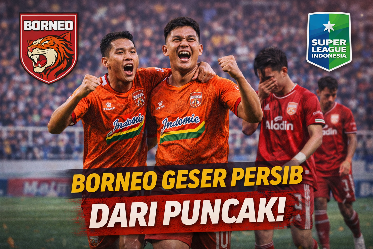 Borneo FC Taklukkan Persis Solo dan Ambil Alih Puncak Klasemen Super League