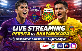 Duel krusial BRI Super League yang bisa disaksikan lewat berbagai platform streaming resmi dengan kualitas tayangan terbaik