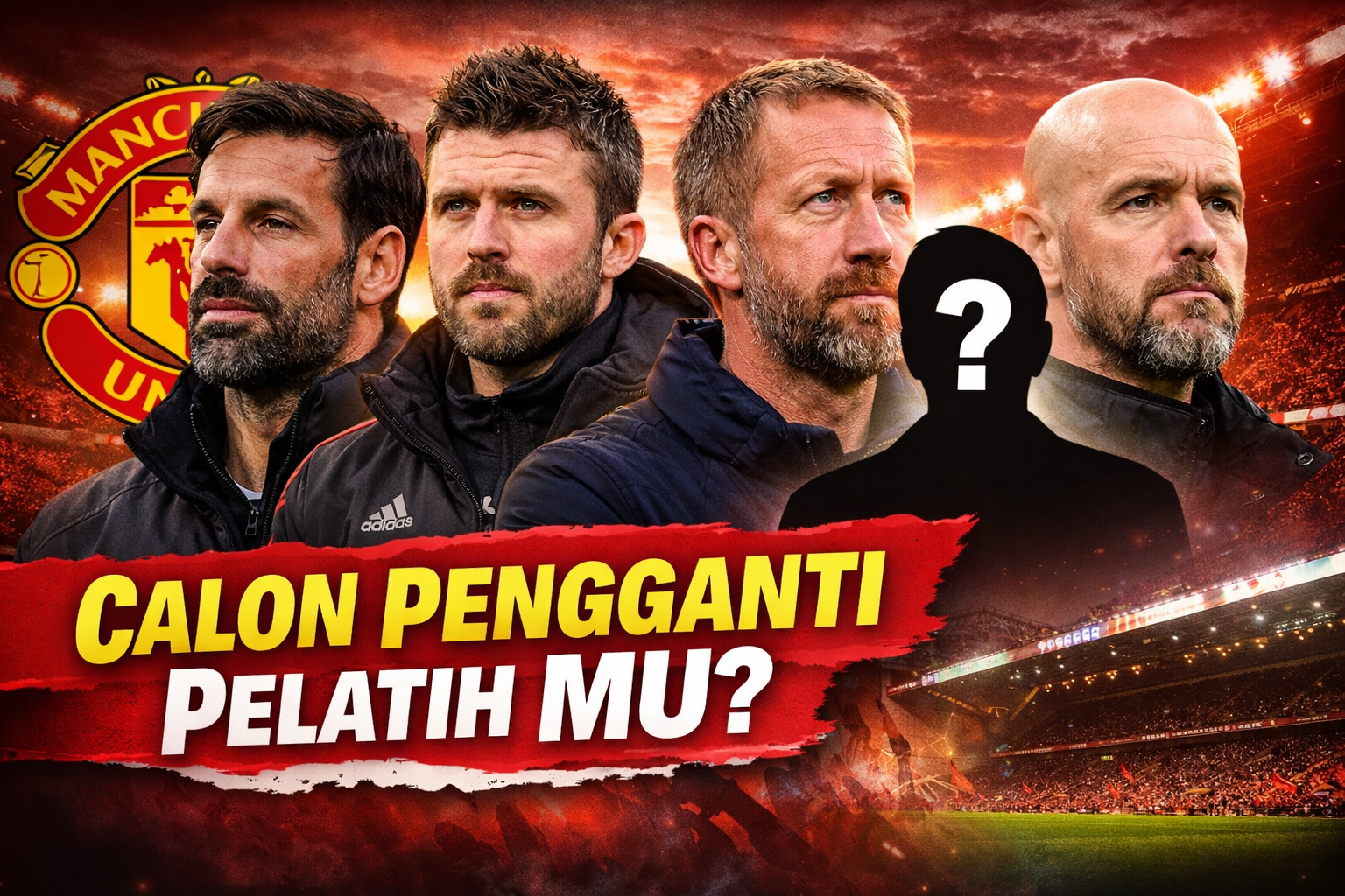 Spekulasi pergantian pelatih kembali mencuat, Manchester United siapkan opsi darurat demi menjaga stabilitas tim di tengah musim.