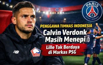 Penggawa Timnas Indonesia Calvin Verdonk Masih Menepi, Lille Tak Berdaya di Markas PSG
