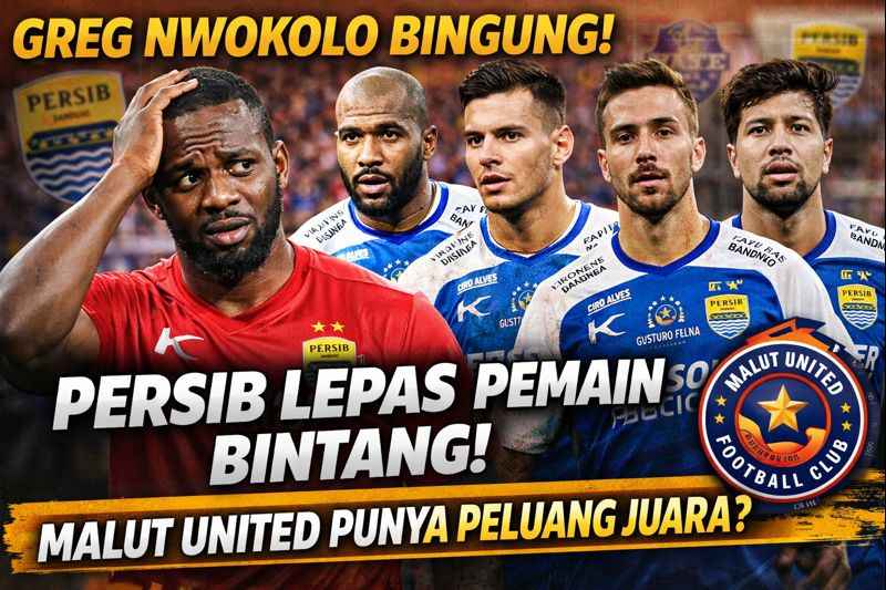 Greg Nwokolo Bingung Persib Lepas David da Silva, Ciro Alves, Tyronne del Pino, dan Gustavo Franca: Nilai Malut United Punya Peluang Juara