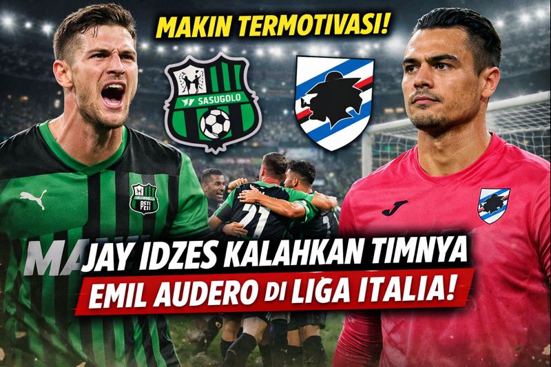 Makin Termotivasi, Respons Jay Idzes Setelah Bawa Sassuolo Kalahkan Timnya Emil Audero di Liga Italia