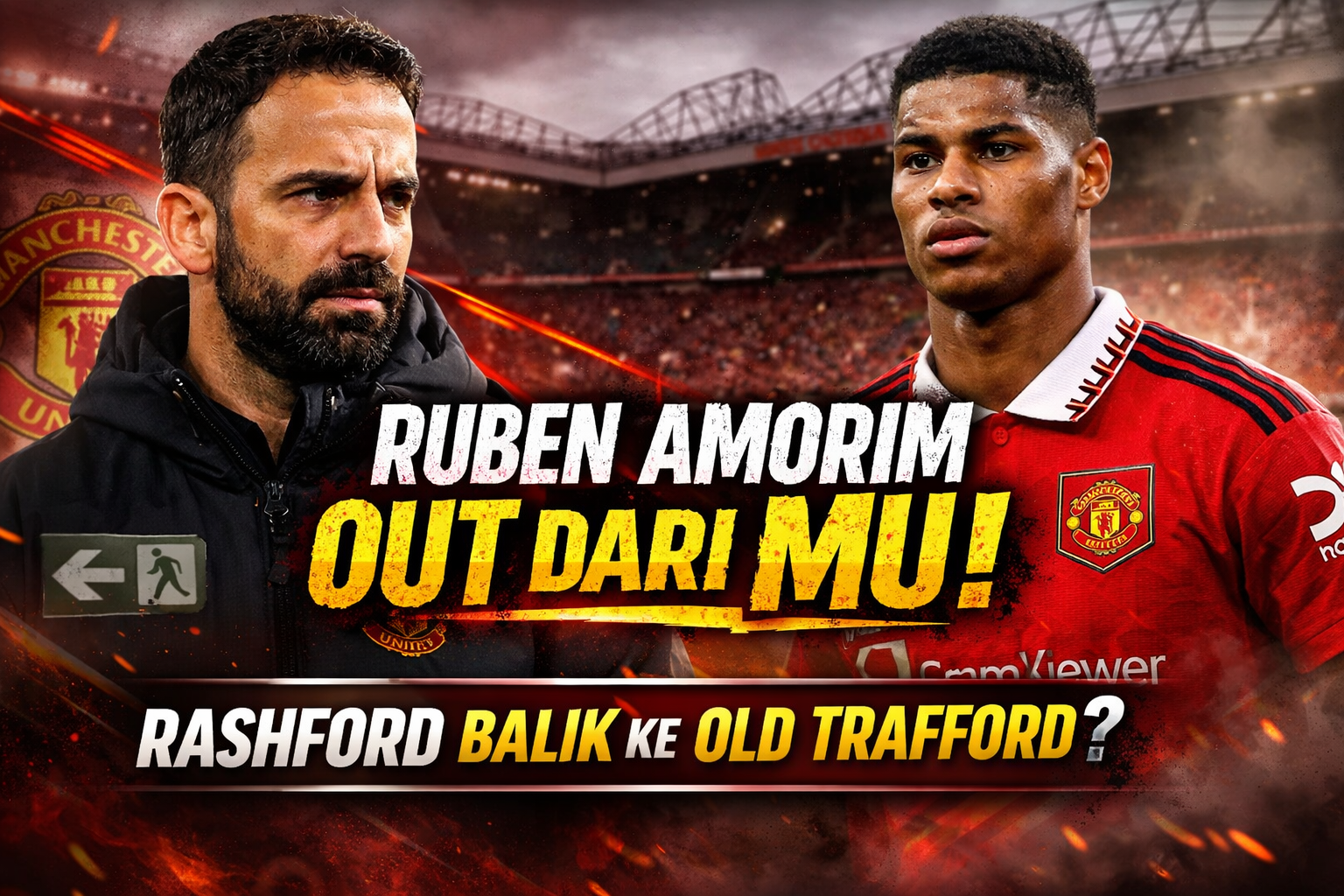 Manchester United Ubah Arah Proyek, Rashford Disiapkan Kembali Jadi Pilar Utama di Tengah Ketidakpastian Kursi Manajer