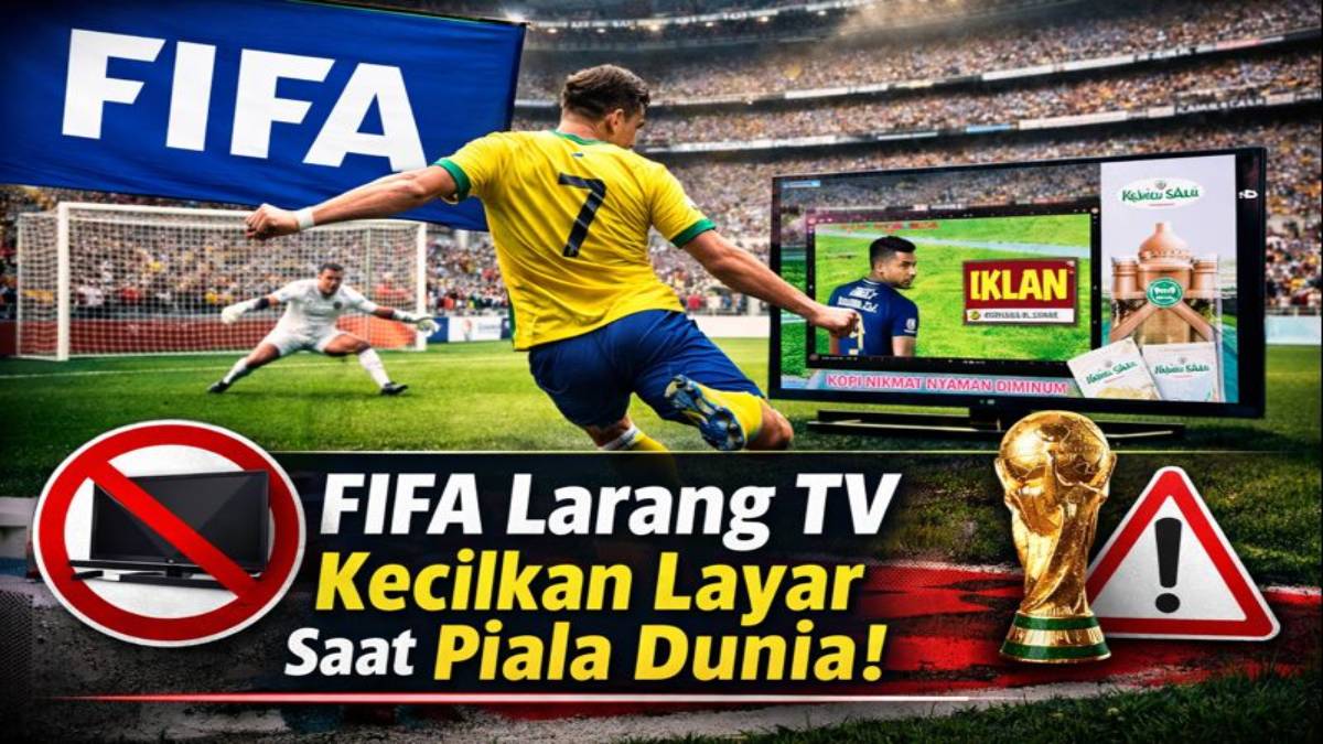 FIFA Larang Stasiun TV Kecilkan Layar di Tengah Pertandingan Piala Dunia untuk Tayangkan Iklan