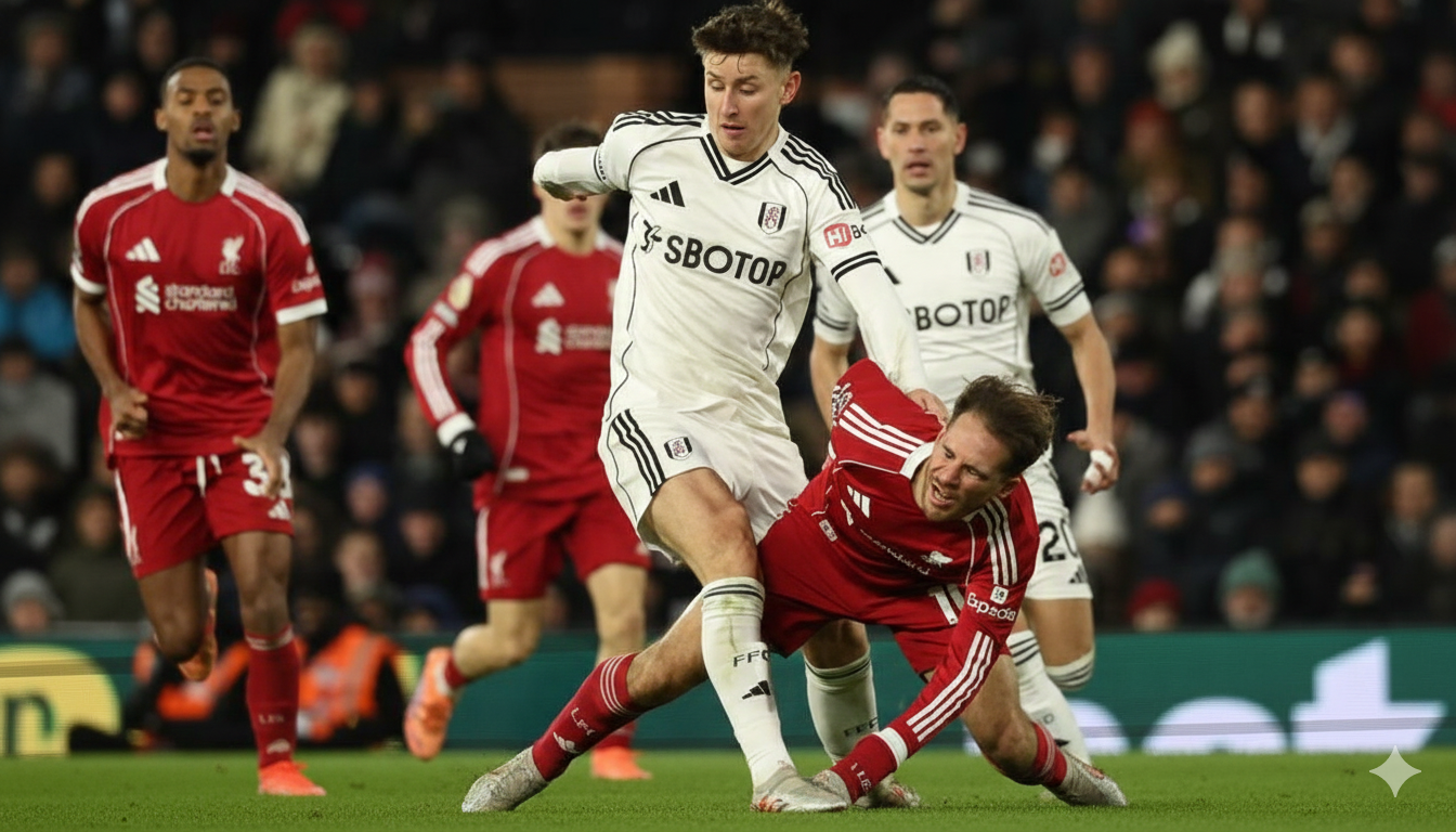 Hasil Liga Inggris Tadi Malam: Drama Gol Menit Akhir, Liverpool Gagal Menang di Markas Fulham