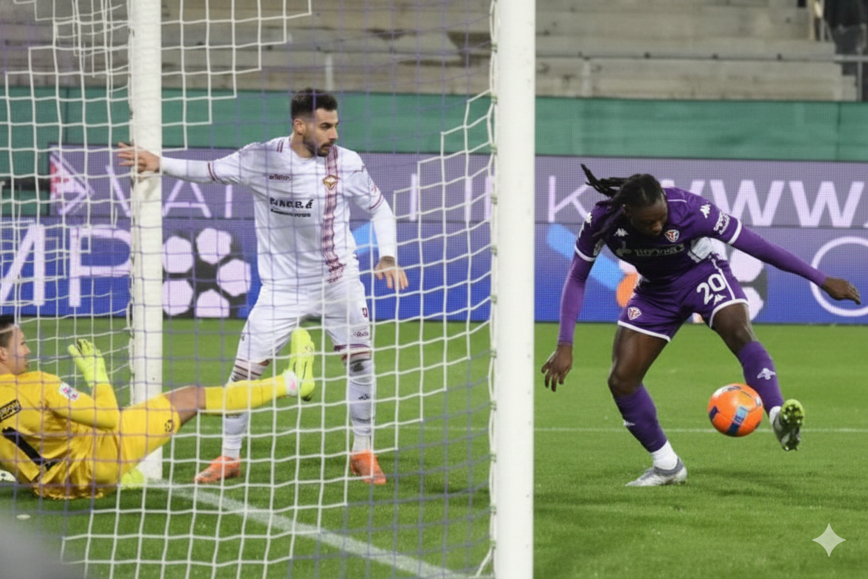 Gol injury time Moise Kean