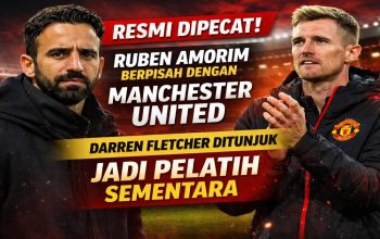 RESMI DIPECAT : Ruben Amorim Berpisah dengan Manchester United, Darren Fletcher Ditunjuk Jadi Pelatih Sementara