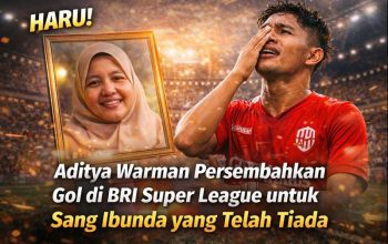 Aditya Warman Persembahkan Gol Pertamanya di BRI Super League untuk Sang Ibunda yang Telah Tiada