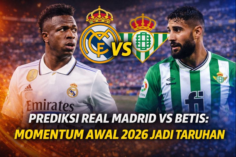 Prediksi Real Madrid Vs Betis di Liga Spanyol: Momentum Awal 2026 Jadi Taruhan
