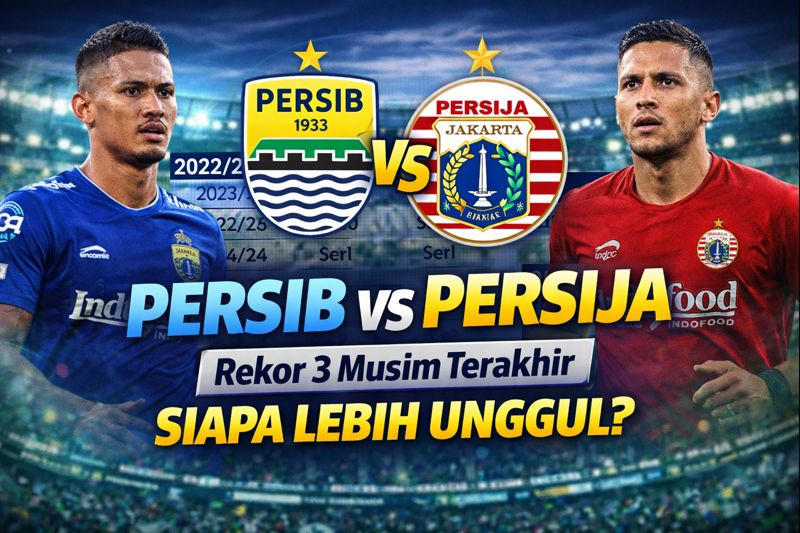 Rekor Pertemuan Persib Vs Persija dalam Tiga Musim Terakhir, Siapa yang Lebih Unggul?