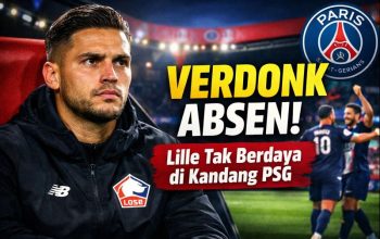 Bintang Timnas Indonesia Calvin Verdonk Masih Menepi, Lille Tak Berdaya di Markas PSG