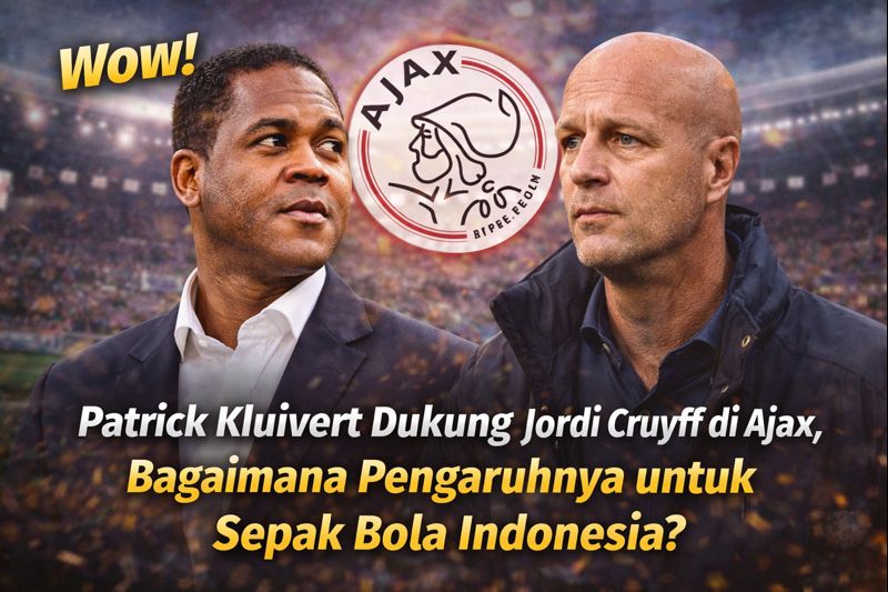 Patrick Kluivert Dukung Jordi Cruyff Jadi Direktur Teknik Ajax, Publik Indonesia Soroti Perannya di Timnas
