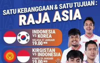 Jadwal Siaran Langsung Timnas Futsal Indonesia vs Korea Selatan di Piala Asia Futsal 2026