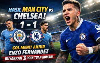 Hasil Man City vs Chelsea: Gol Menit Akhir Enzo Fernandez Buyarkan 3 Poin Tuan Rumah