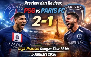 Preview dan Review : PSG VS Paris FC – Liga Prancis Dengan Skor Akhir 2-1 | 5 Januari 2026