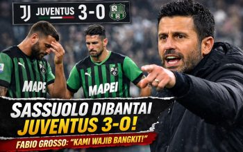 Sassuolo Dibantai Juventus 3-0 di Liga Italia 2025-2026, Fabio Grosso: Kami Wajib Bangkit!