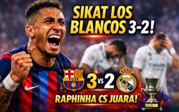 Hasil Barcelona vs Real Madrid di Final Piala Super Spanyol 2026: Sikat Los Blancos 3-2, Raphinha Cs Juara!