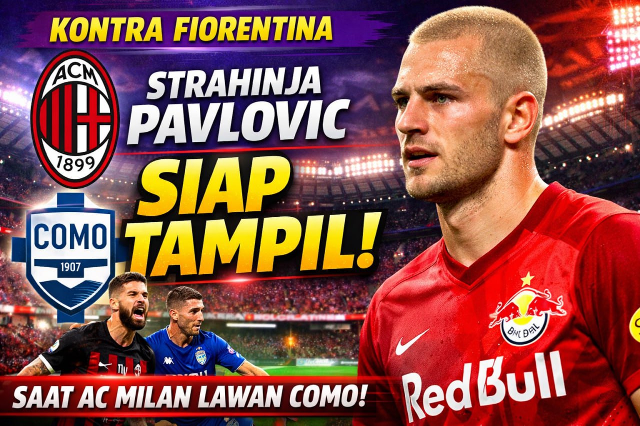Meski Dapat 9 Jahitan Pasca-Duel Kontra Fiorentina, Strahinja Pavlovic Siap Tampil saat AC Milan Lawan Como