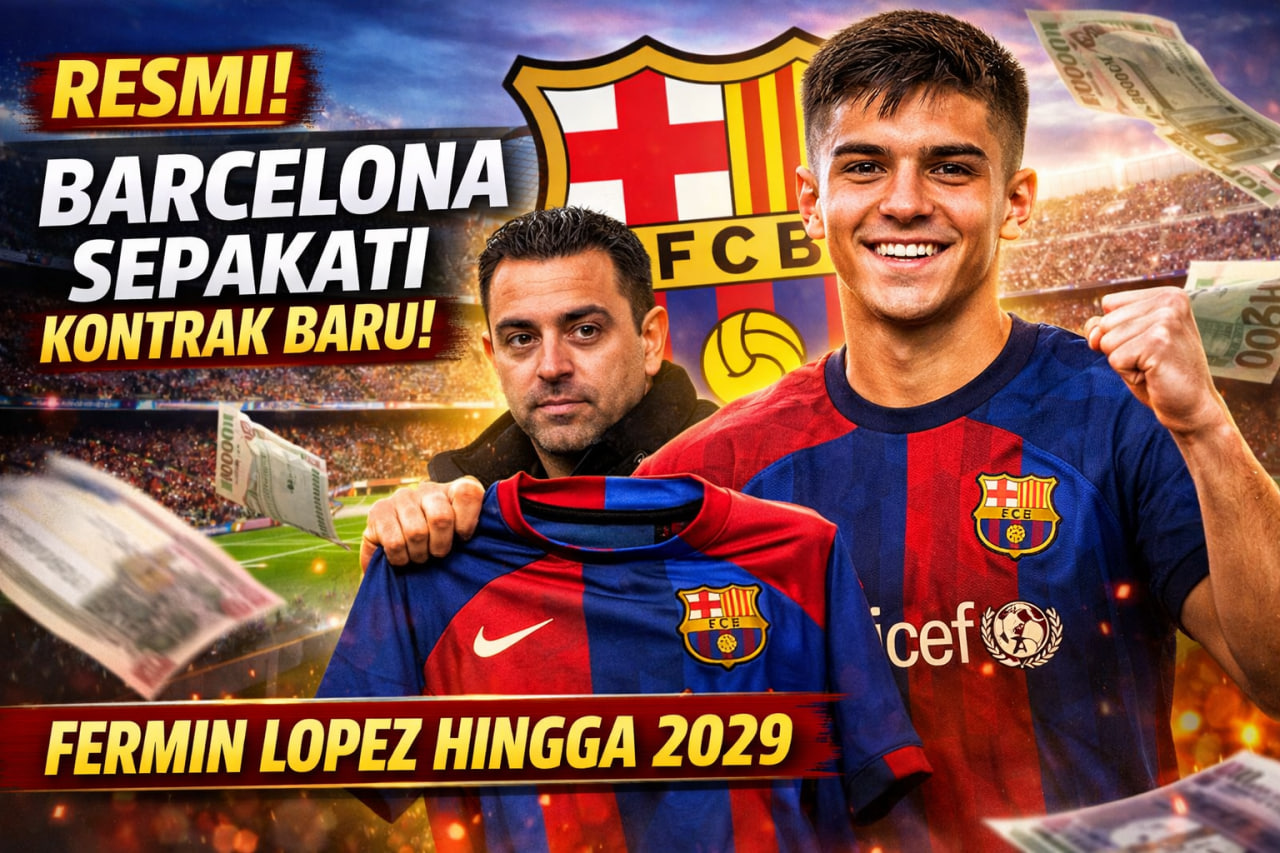 Barcelona Sepakati Kontrak Baru dengan Fermin Lopez