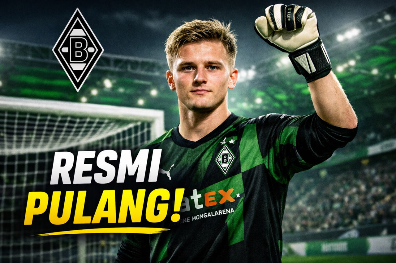 Borussia Monchengladbach Resmi Pulangkan Kiper Jan Olschowsky