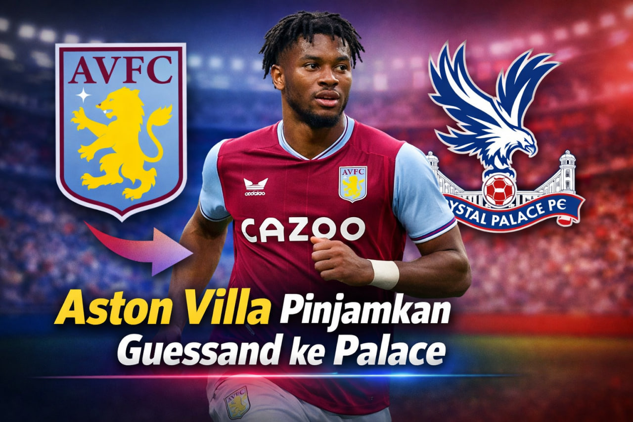 Aston Villa Sepakat Pinjamkan Evann Guessand ke Crystal Palace