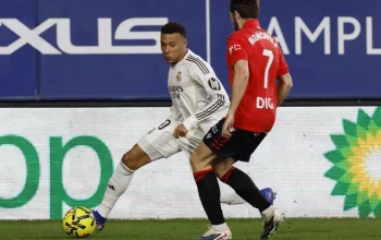 Osasuna Kalahkan Real Madrid 2-1 Lewat Gol Telat