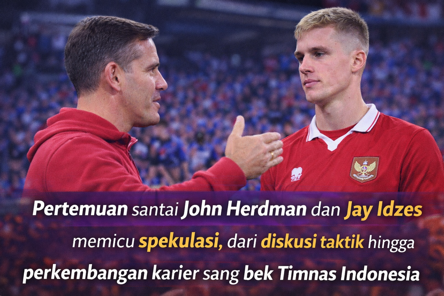 Pertemuan santai John Herdman dan Jay Idzes memicu spekulasi, dari diskusi taktik hingga perkembangan karier sang bek Timnas Indonesia.