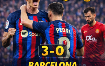 Dominasi Penuh di Camp Nou, Barcelona Tampil Efektif dan Tunjukkan Kelasnya Lewat Kemenangan Meyakinkan 3-0 atas Mallorca