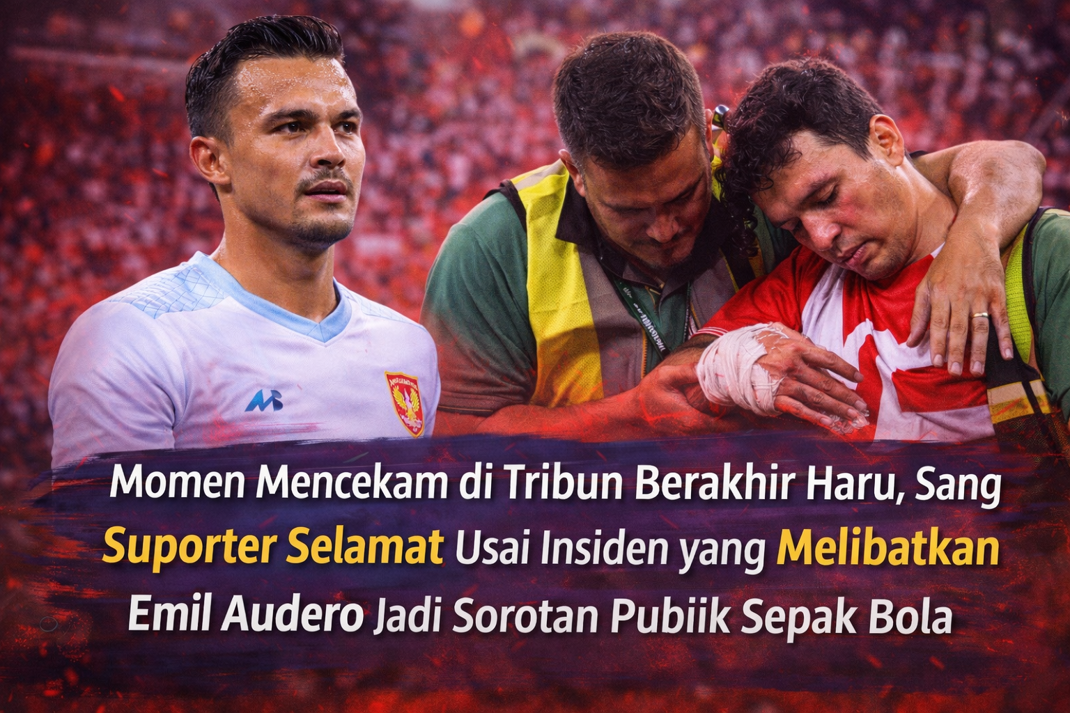Momen Mencekam di Tribun Berakhir Haru, Sang Suporter Selamat Usai Insiden yang Melibatkan Emil Audero Jadi Sorotan Publik Sepak Bola
