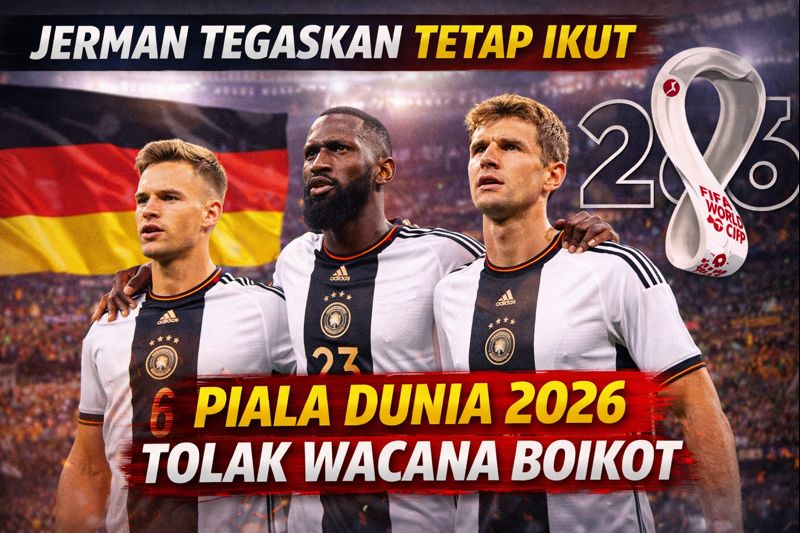 Jerman Tegaskan Tetap Ikut Piala Dunia 2026, Tolak Wacana Boikot