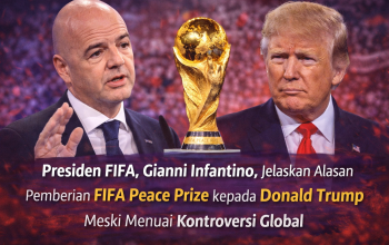 Presiden FIFA, Gianni Infantino, Jelaskan Alasan Pemberian FIFA Peace Prize kepada Donald Trump Meski Menuai Kontroversi Global