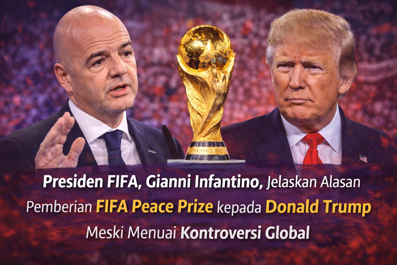 Presiden FIFA, Gianni Infantino, Jelaskan Alasan Pemberian FIFA Peace Prize kepada Donald Trump Meski Menuai Kontroversi Global