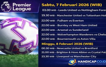 Jadwal Liga Inggris 7–8 Februari 2026_ Big Match hingga Rekomendasi Mix Parlay