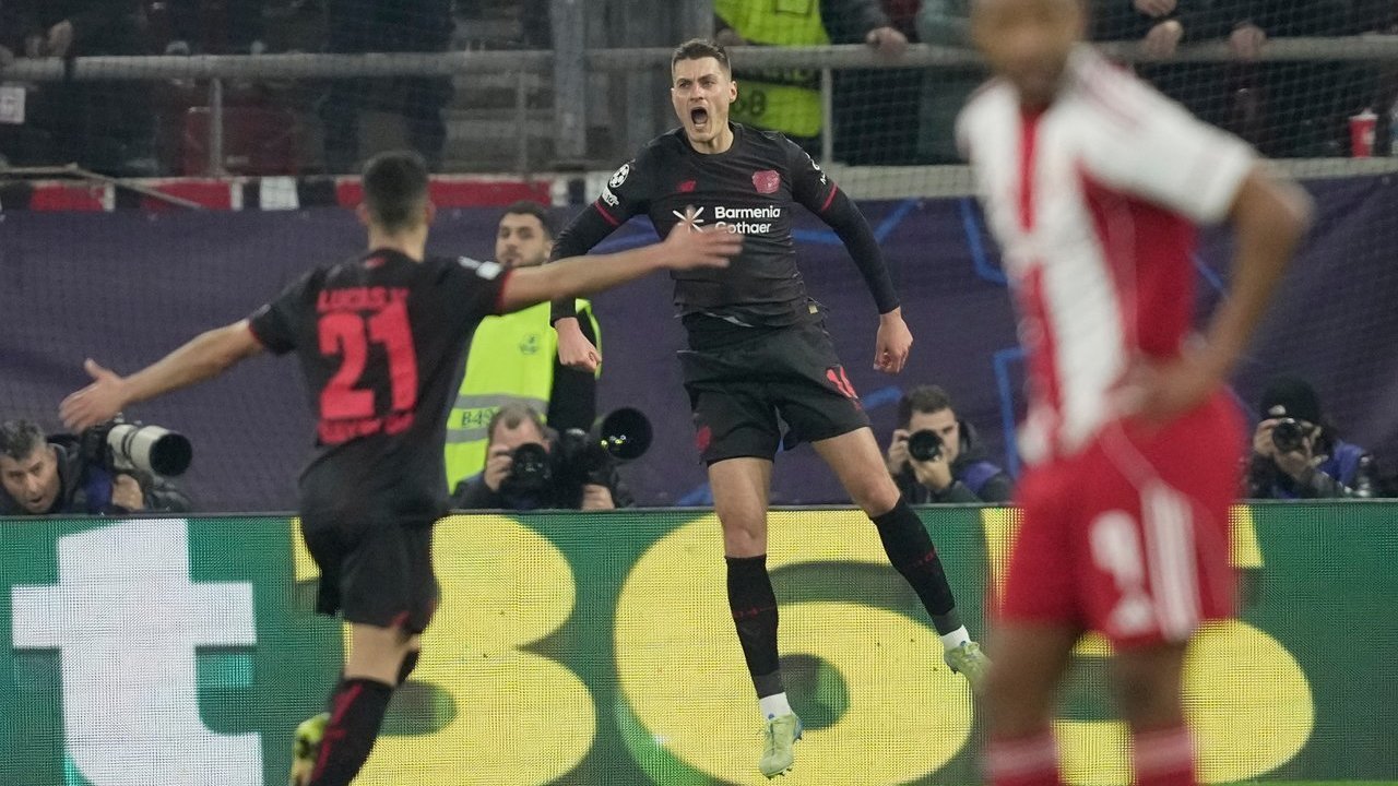 Hasil Olympiakos vs Leverkusen: Brace Patrik Schick Antar Kemenangan 2-0
