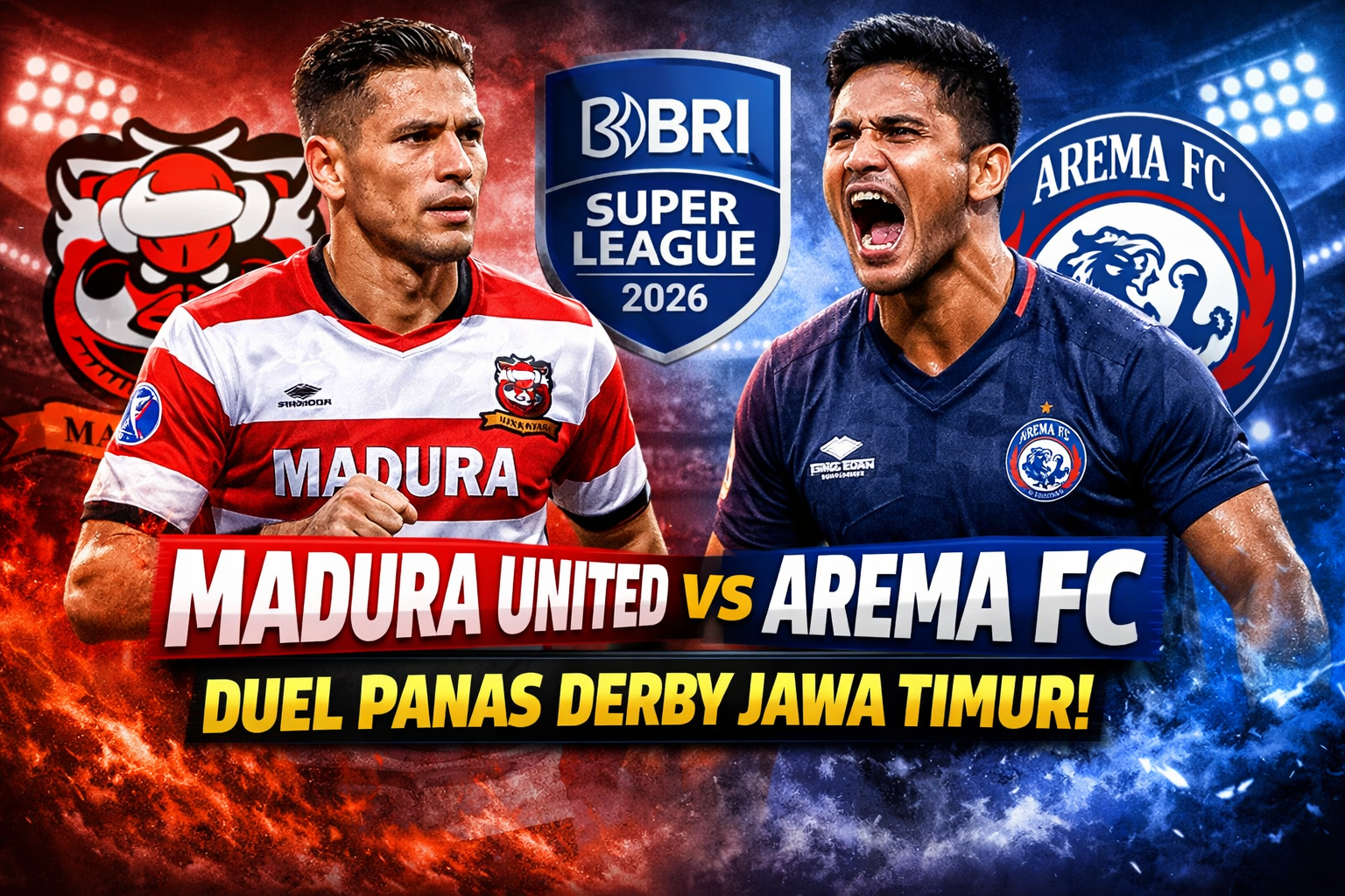 Prediksi Madura United vs Arema FC di BRI Super League: Singo Edan Datang dengan Tren Positif