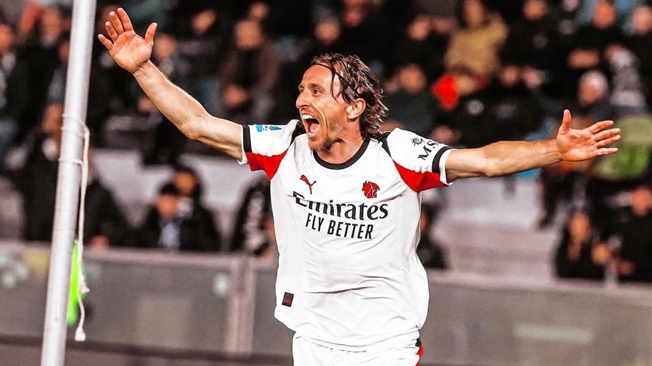 Man of the Match Pisa vs Milan: Luka Modric Jadi Pembeda di Menit Akhir