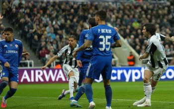 Newcastle Menang Tipis 3-2 atas Qarabag dan Lolos ke 16 Besar Liga Champions