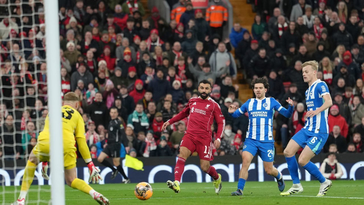 Man of the Match Liverpool vs Brighton: Mohamed Salah Tampil Gemilang di Anfield
