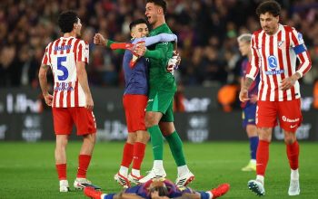 Kemenangan 3-0 tak cukup membawa FC Barcelona lolos setelah kalah agregat dari Atletico Madrid.
