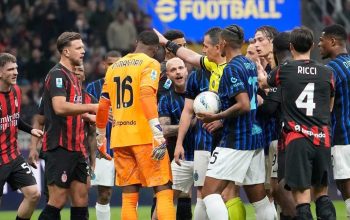 Inter Protes Keputusan Wasit di Akhir Derby Milan, Penalti dan Waktu Tambahan Jadi Perdebatan