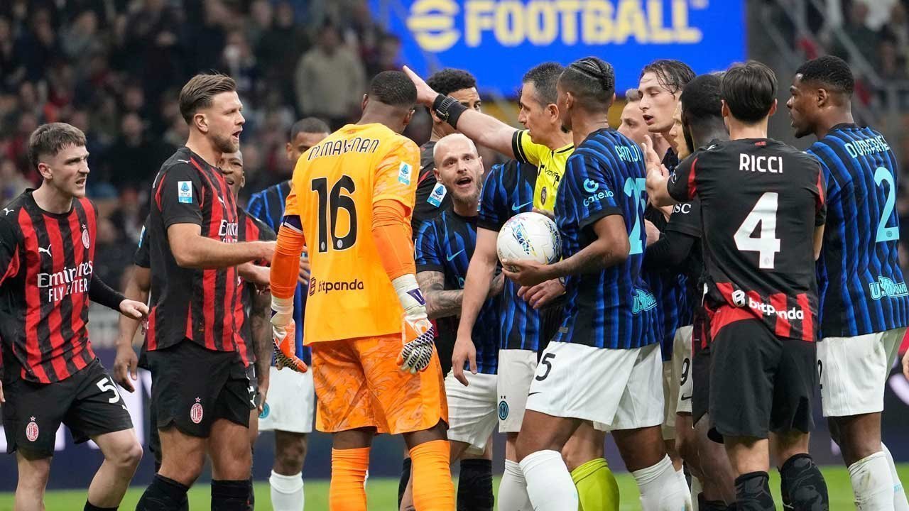 Inter Protes Keputusan Wasit di Akhir Derby Milan, Penalti dan Waktu Tambahan Jadi Perdebatan